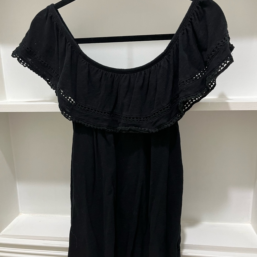 Old navy ruffle shirt, off the shoulder